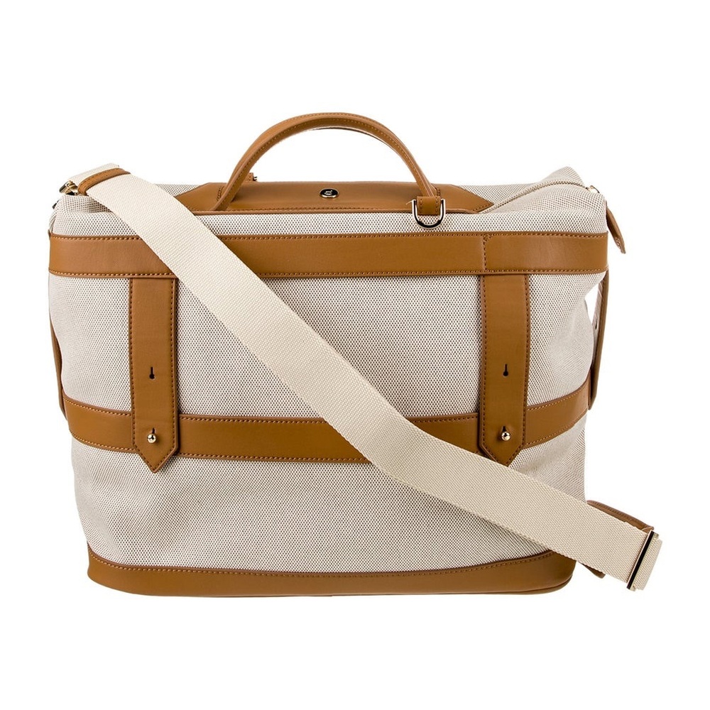 Paravel Stylish Tan and Cream travel Bag